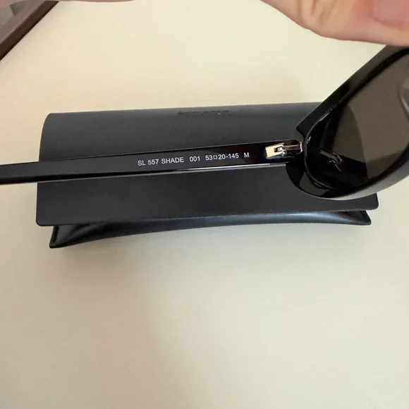 YSL Saint Laurent SL 557 Shade Black Sunglasses - Picture 11 of 14